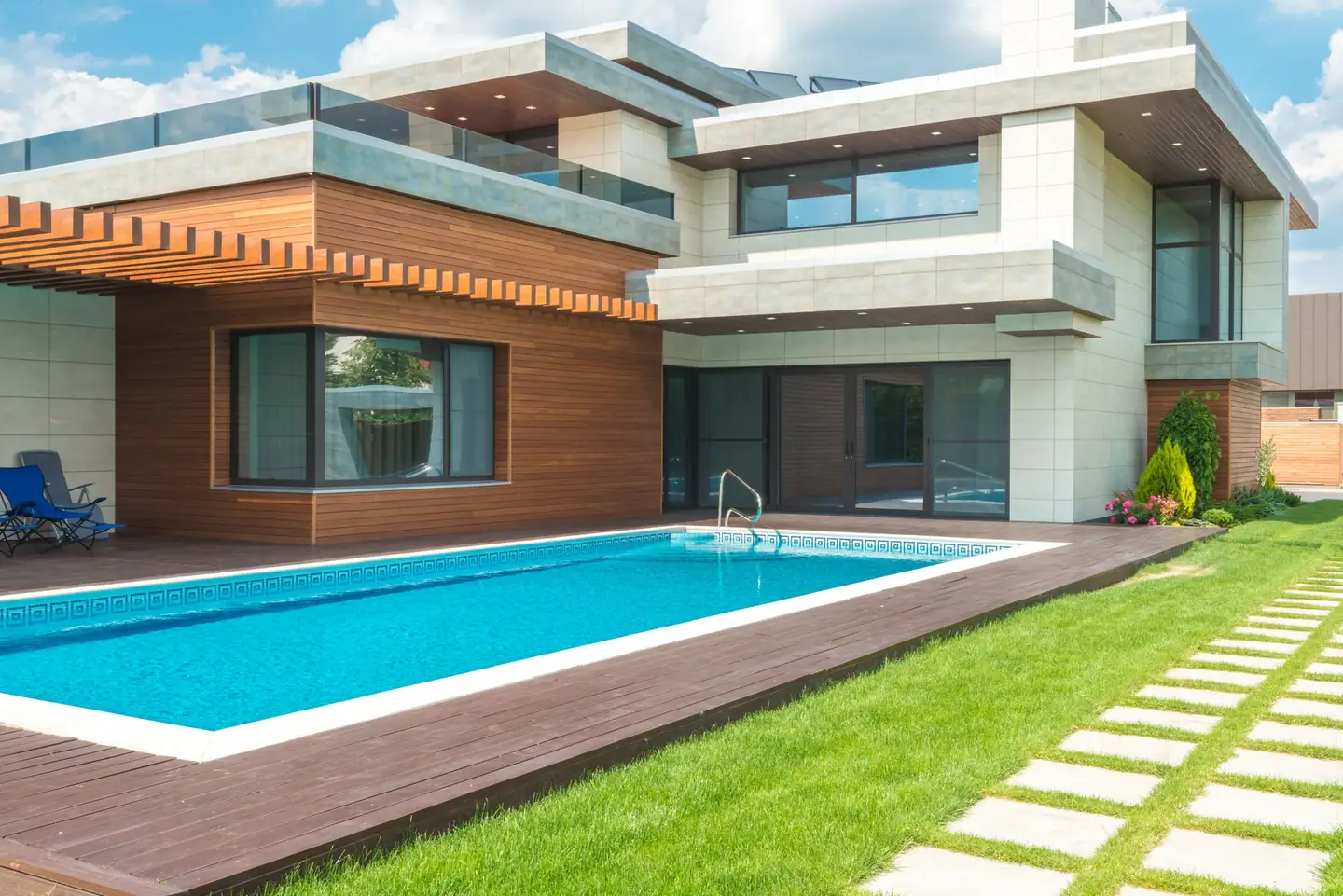 Swimming pool built in Stanhope, NSW
